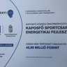 Kaposfő Sportcsarnok energetikai fejlesztése